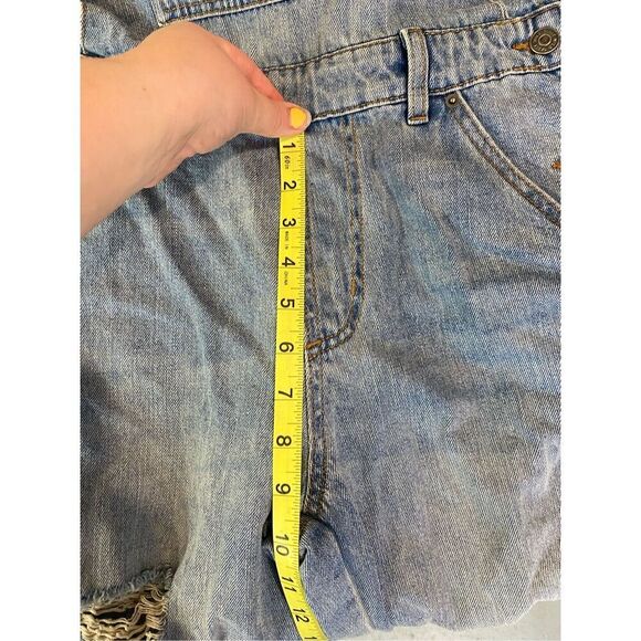 Wild Fable Blue Denim Distressed Jumpsuit - Picture 6 of 10